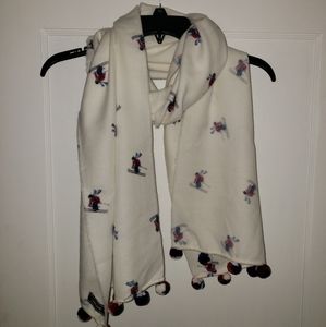 Lands End Skier CashTouch Pom Scarf